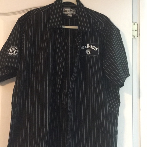 Mens Button Down Jack Daniels Shirt 